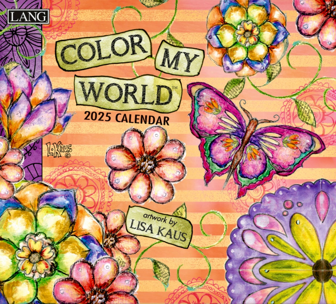 2025 CALENDARS AND DIARIES | Lang COLOR MY WORLD CALENDAR