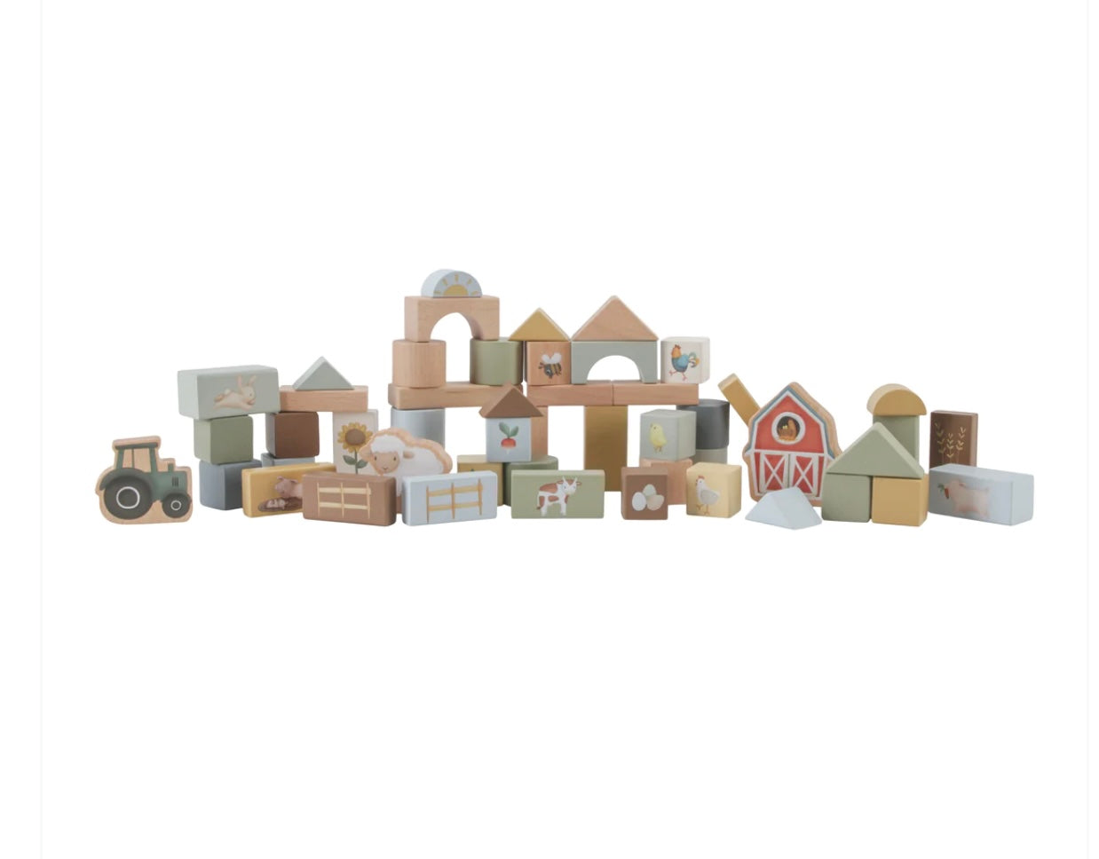 FOR CHILDREN | LITTLE DUTCH | Little Farm Wooden Building Blocks