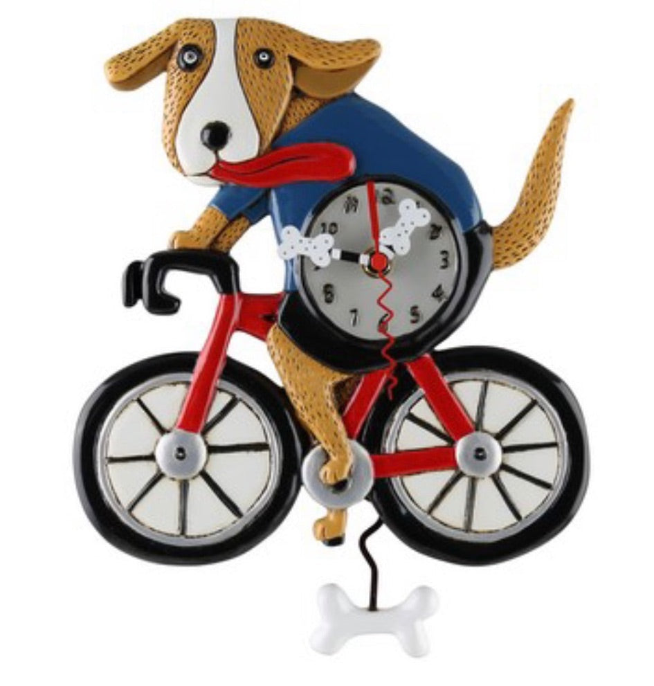 ALLEN DESIGNS | CLOCK | BICYCLE DOG